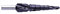 Exact 07022 Stufenbohrer Ø 4-20mm, Spiralnute, HSS, TiAlN, ROTASTOP