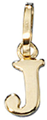 Jobo Anhänger Buchstabe J 333 Gold Gelbgold Buchstabenanhänger