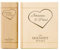 Casa Vivente Spardose aus Holz in Buchform mit Gravur – Namen im Herz zur Hochzeit – Personalisiert mit Namen und Datum – Hochzeitsgeschenk