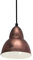 EGLO Pendellampe Truro, 1 flammige Vintage Pendelleuchte im Industrial Design, Retro Hängelampe aus Stahl, Farbe: Kupferfarben-antik, Fassung: E27