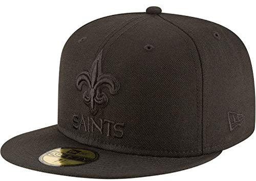 New Era 59Fifty Cap - NFL Black New Orleans Saints - 7 1/2