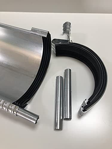 Rinnenverbinder für Dachrinne Titanzink (mittel - 7 TLG RG 125 NG280)