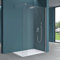 Mai & Mai Duschwand für Dusche Duschabtrennung 80x200cm Walk-In Dusche ESG-Sicherheitsglas 10mm NANO Glas BRAM1 Bremen2K