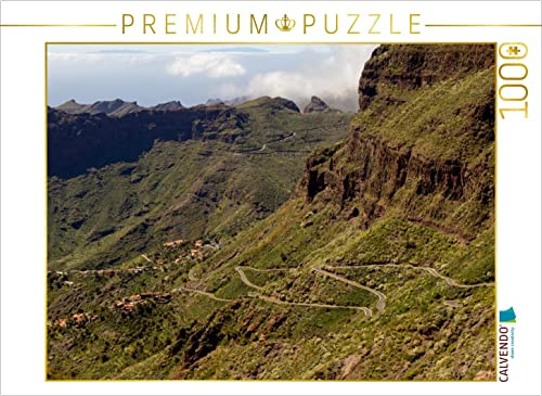 CALVENDO Puzzle Panoramastraße nach Masca | 1000 Teile Lege-Größe 64 x 48 cm Foto-Puzzle für glückliche Stunden