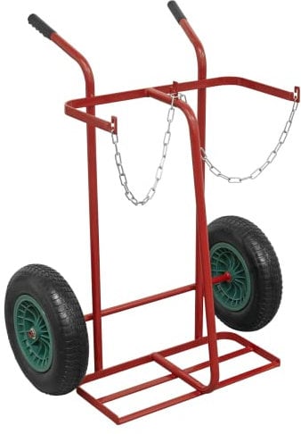 SEALEY Schweißen Bottle Trolley mit Luftreifen - 2 Flaschen