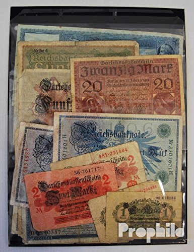 Prophila Collection Deutsches Reich 15 Verschiedene Banknoten Deutsches Kaiserreich (Banknoten für Sammler)