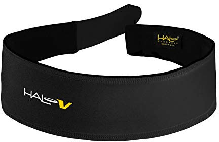 Halo Bandeau Bandeau Velcro, Mixte, HVELBLACK, Noir, Taille Unique