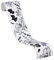 A.S. Création cenefa autoadhesivo Stick Ups gris negro blanco 5,00 m x 0,10 m 904720