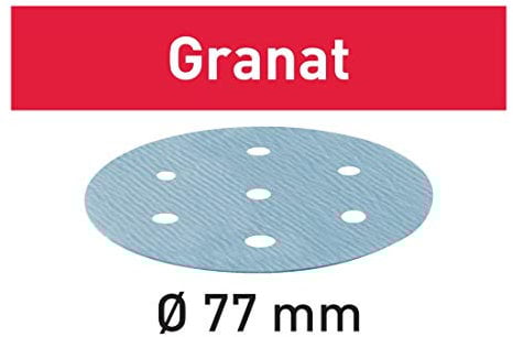 FESTOOL - 498931 - Festool Schleifscheibe STF D 77/6 P1200 GR/50 Granat