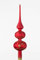 Weihnachtsbaumspitze Groß 35cm in Ice Rot Gold Komet Baumspitze Spitze Tannenbaumspitze Christbaumspitze Weihnachtsbaum Christbaum Tannenbaum Christmas Tree Top