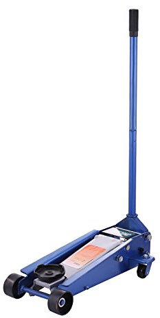 Wagenheber 4 Tonnen 4000 kg Rangier-Wagenheber Doppel Pumpe Wagenheber Sitzerhöhung mit Reifen lang Hydraulic Flook Jack Low Profile
