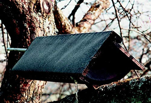 Naturschutzprodukt Steinkauz Nistkasten Nisthöhle Steinkauzröhre Typ 22 (Schaukelröhre) Flugloch Durchmesser 64 mm mit Marderschutz aus Holzbeton Länge 93 cm