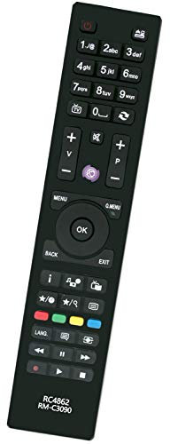 ALLIMITY RM-C3090 Fernbedienung Ersatz für JVC 4K UHD TV LT-24V47JH LT-24VH30K LT-32V3010 LT-32V4201 LT-32VH30K LT-24V44JH LT-24VH42J LT-32V4200 LT-32V48JH LT-40V3000