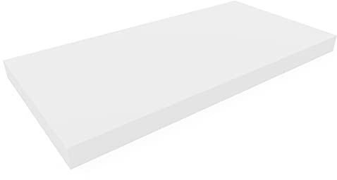 MSS e.K. Schaumstoffplatte RG 25/40 – 200 x 140 x 8 cm – Zuschnitt Polsterung Matratzen-Topper – weich bis mittelfest – schadstoffgeprüft – vielseitig einsetzbar