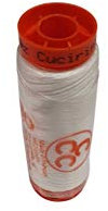 CUCIRINI Filo Bianco da Cucire 100% Cotone n. 50 300 Yds Mez Tre Cerchi
