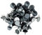 Galvanised Roofing Shed Felt Clout Head Nails Roofing Felt Tacks, Ideal for Shed Roof Felt or Shingles (100, 8mm)