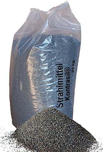 25 kg Strahlmittel Sandstrahlen Sandstrahlmittel Strahlgut (0,1-0,3 mm)