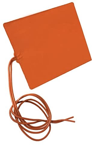 Fyearfly Placa calefactora de Temperatura Constante, 100x120mm 12V 12W Panel Calefactor de Caucho de Silicona Placa calefactora eléctrica Segura de Temperatura Constante 60 ℃ Maxium