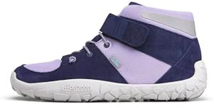 Affenzahn Mid Sneaker Leder Dreamer Wasserdicht Atmungsaktiv Barfuß Ledersneaker Klettverschluss Größe 31-37 Kollektion 2022 Lavendel - Lila