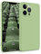 MyGadget Cover per iPhone 13 Pro Max - Custodia Protettiva in Silicone Morbido – Case TPU Flessibile - Ultra Protezione Antiurto & Antiscivolo Verde