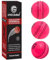 ONEGlobal Incrediball Soft Practice Cricket Ball | Outdoor & Indoor Rubber Cricket Ball With Core & Stitched Seam | For Practice, Honing Skills & Family Fun (3-Pink)