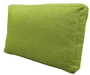 chilly pilley Palettenkissen Waschbar Gartenkissen für EU Paletten Palettenpolster Bezug abnembar mit Reißverschluss viele Farben und Größen (Rückenlehne 60x40x12 grün)