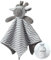 CREVENT Baby Schmusetuch,Plüsch Komfort Schnuffeltuch für Neugeborene,Weich & Waschbar Kuscheltuch Schlaftier für Babys und Kleinkinder,Spielzeug 0+ Monate, Grau, Zebra