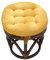 Amsg Futon Sitzkissen Rund Tatami-Kissen Stuhlkissen Gemütliche Gesteppte Kissen Atmungsaktiv Sitzkissen,H,42cm (17.71 inches)