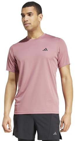adidas Herren Train Essentials Training Tee, preloved Crimson/Black, S
