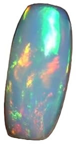 18.6x8.7x5.2 MM Ethiopian Opal,1Pcs Cabochon AAA Quality Ethiopian Opal,1Pcs RECTANGLE Cabochon Ethiopian Opal Cabochon Natural welo opal multi fire opal loose Gemstone For Jewelry Making OPAL-7446