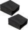 HOMSFOU Loft Ladder Feet Covers Ladder Foot Pads Safe Ladder Pads for Ladder Accessory Black 2 Pack