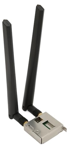 WiFi 6 Wireless-Karte, 1730 Mbit/s NGFF M.2 AX200NGW, Dualband 2,4 GHz 5 GHz, WPA3-Verschlüsselung, Kompatibel mit Win 10 64 Bit, für Win 11 64 Bit, für Motherboards