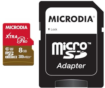 MICRODIA XTRA™ PRO microSDXC UHS-1 Card + SD Card Adapter (32, GB)