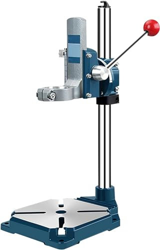 FLTRGO Bohrmaschinenständer, Bohrständer für Bohrmaschine, Bohrmaschinenständer mit Schraubstock, Bohrständer Fräsständer zum Präzisionsbohren