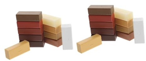 Beaupretty 2sets Cera Per Riparazione Laminati Kit Per Rimuovere e Su e Colori Per Ripristino Facile e Domestici