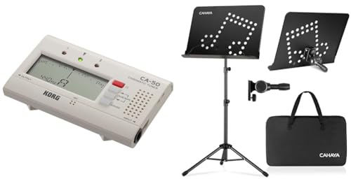 Korg CA-50 Stimmgerät CA 50 & CAHAYA 2 in 1 Dual-Use Notenständer & Tischständer