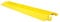 Plastic Cable Protector 100x 10CM | Yellow Cable Ramp with Channel Size 25x 15MM | Drop Over Cable Cover for Indoor | Floor Wire Concealment Ramp with Anti-Slip Surface