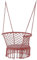 sarcia.eu Fauteuil Suspendu Rose avec Coussin RIVO 120x60/80 cm