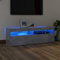 JUDYY Mobile Porta TV con Lu Ci LED Grigio Cemento 120x35x40 cm,Mobile TV,Mobile Porta TV Soggiorno,Mobile TV Soggiorno Moderno-804377