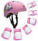 Casco de Bicicleta Ajustable para Niños de 3 a 8 años Niños Niñas Juego de Protecciones Deportivas Ligeras con Rodilleras, Coderas y Muñequeras para Monopatín/Bicicleta/Scooter