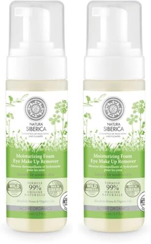 Natura Siberica Démaquillant Yeux Mousse Hydratante NS 170 ml (Lot de 2)