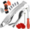 Eliminador de Silicona, Herramienta Aplicador Silicona, Kit Renovador y Restaurador de Juntas, Herramientas de Calafateo, That Silicone Tool, Silicone Caulk Remover, Rascador Juntas Azulejos