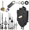 Vaileal Pendeluhrwerk: Uhrwerk für Wanduhr, Lautlos Quarz Pendeluhr Werk mit 3 Uhrzeiger Sets Und Pendel, Ersatz Werk für Pendeluhr, DIY Reparaturteile Pendel Uhrwerk (23mm Welle)
