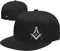 Freimaurer-Shriner-Spaltung Damen Herren Distressed Basecap Leicht Abwaschbar Outdoor Hut Verstellbar Baseball Cap Für Sport Golf Wander