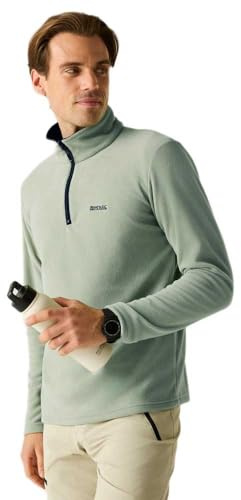 Regatta Herren Thompson Fleece-Sweatshirt Mit Reißverschluss, Light Sage