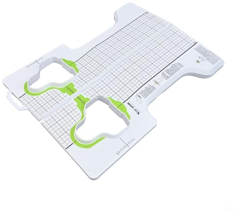 Solaughguy und Keo Cleat-Einsteller für Rennrad, Pedalausrichtungswerkzeug, Stollen-Einstellwerkzeug mit vorderer und hinterer linker rechtwinkliger Positionierung, 110 mm x (passend für SL)