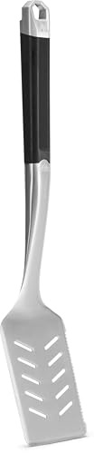 Napoleon® Grillzubehör - GATL007 - Premium Grillspatel, Edelstahl, 3-seitig abgeschrägte Kante, rutschfester Griff, Schlaufe zum Aufhängen, integrierter Flaschenöffner, spülmaschinenfest