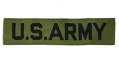Mil-Tec US Schriftzug Textil US Army Oliv
