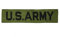 Mil-Tec US Schriftzug Textil US Army Oliv