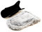 Engel Reitsport 1Paar Gamaschen Einlagen aus Lammfell GAMA1-WB-SIL Silbergrau 30x25cm Warmblut